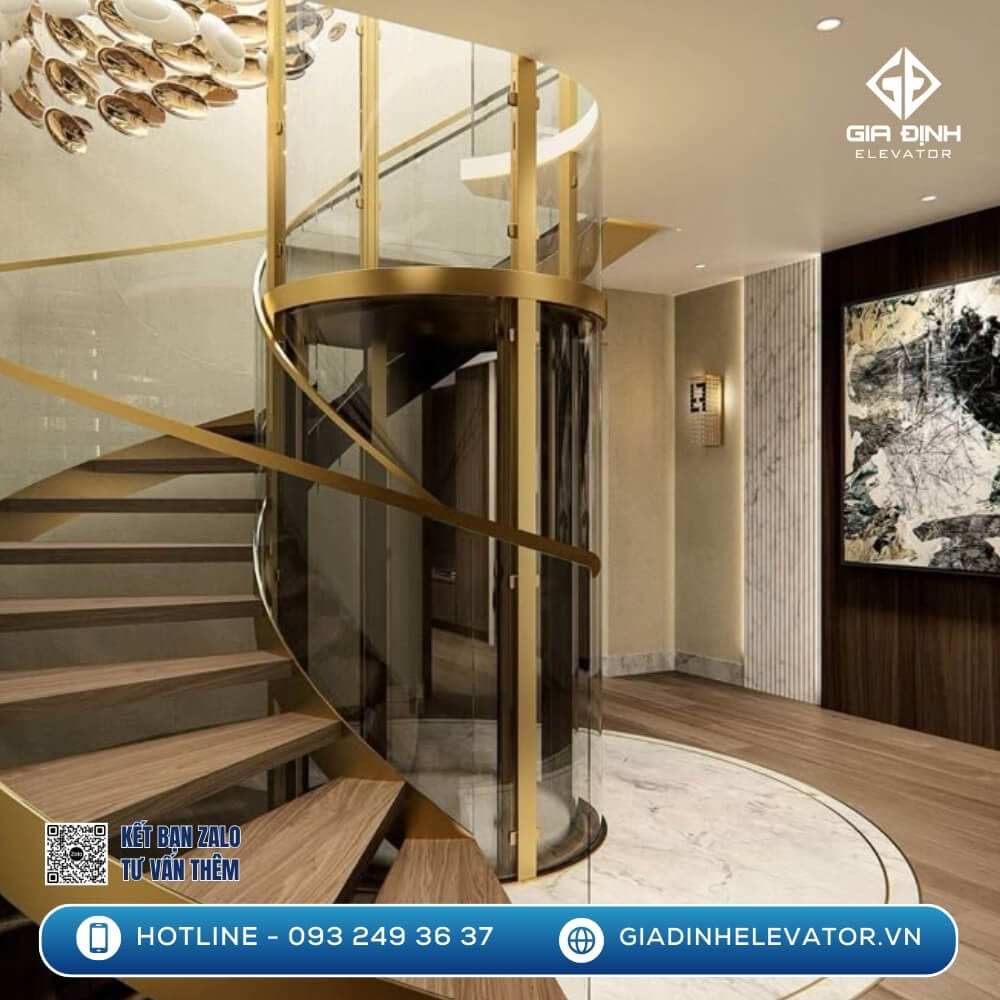 Top Mẫu Thang Máy Sang Trọng Nhất 2026 – Đẳng Cấp Thượng Lưu