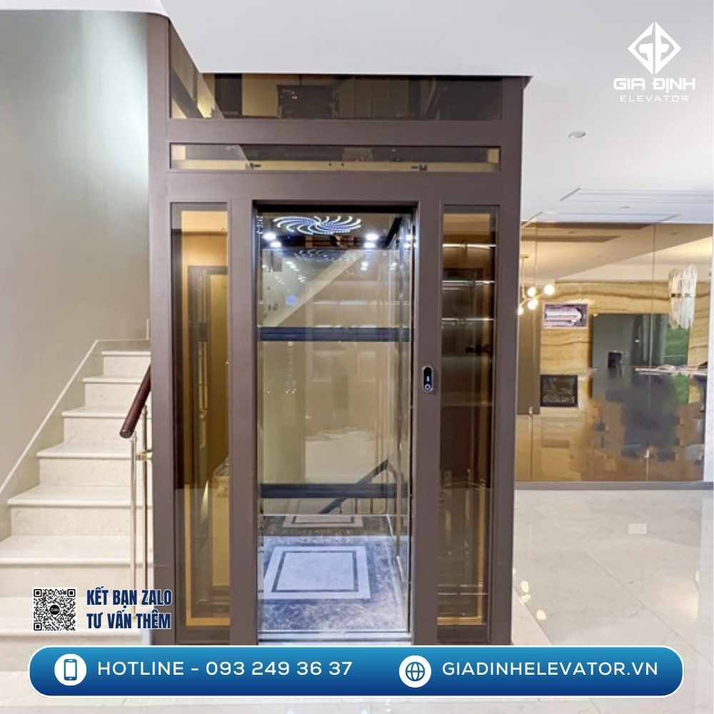 Tư vấn thiết kế thang máy mini cho nhà biệt thự hiện đại