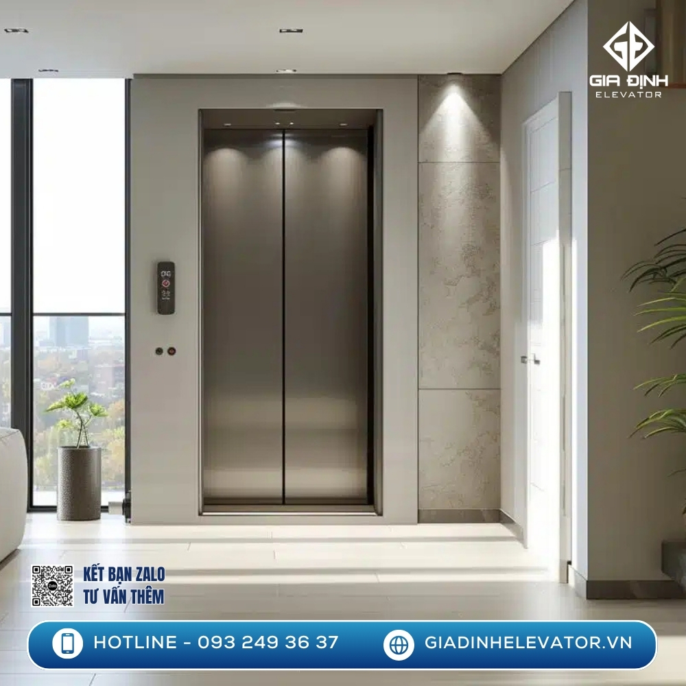 Tư vấn thiết kế thang máy mini cho nhà biệt thự hiện đại