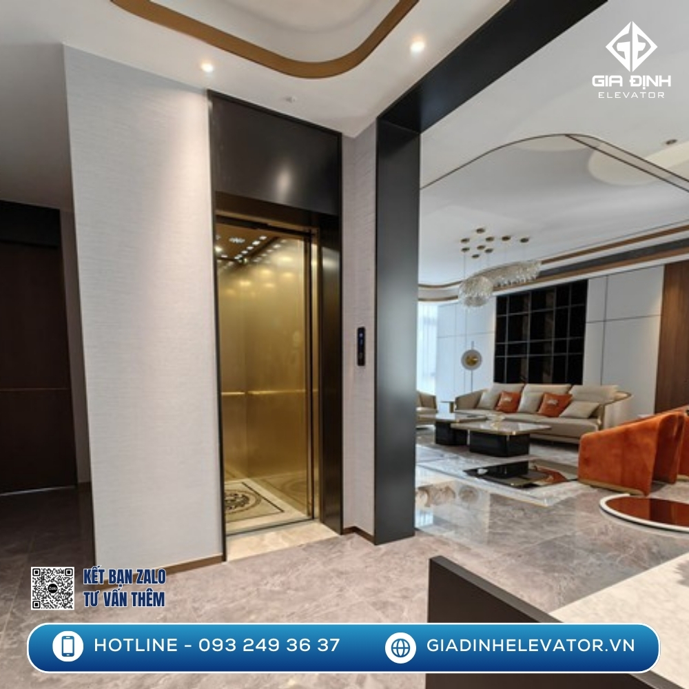 Tư vấn thiết kế thang máy mini cho nhà biệt thự hiện đại
