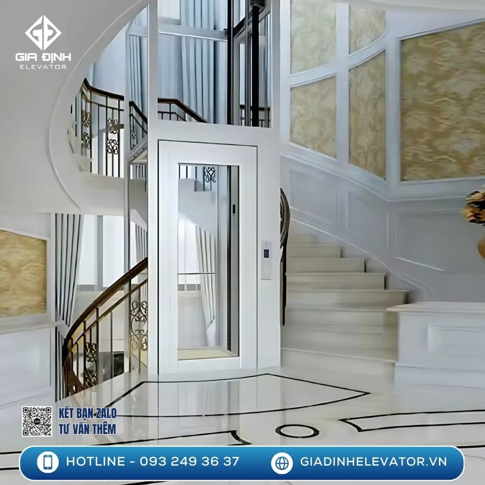 Thang máy gia đình có mấy loại? So sánh các dòng hot 2025