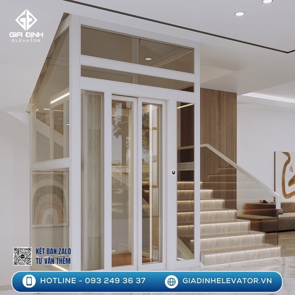 Thang máy gia đình có mấy loại? So sánh các dòng hot 2025