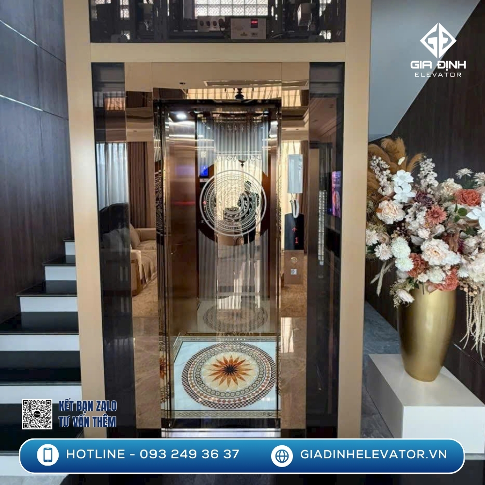 Giá thang máy mini gia đình 4 tầng &#8211; Cập nhất chi tiết