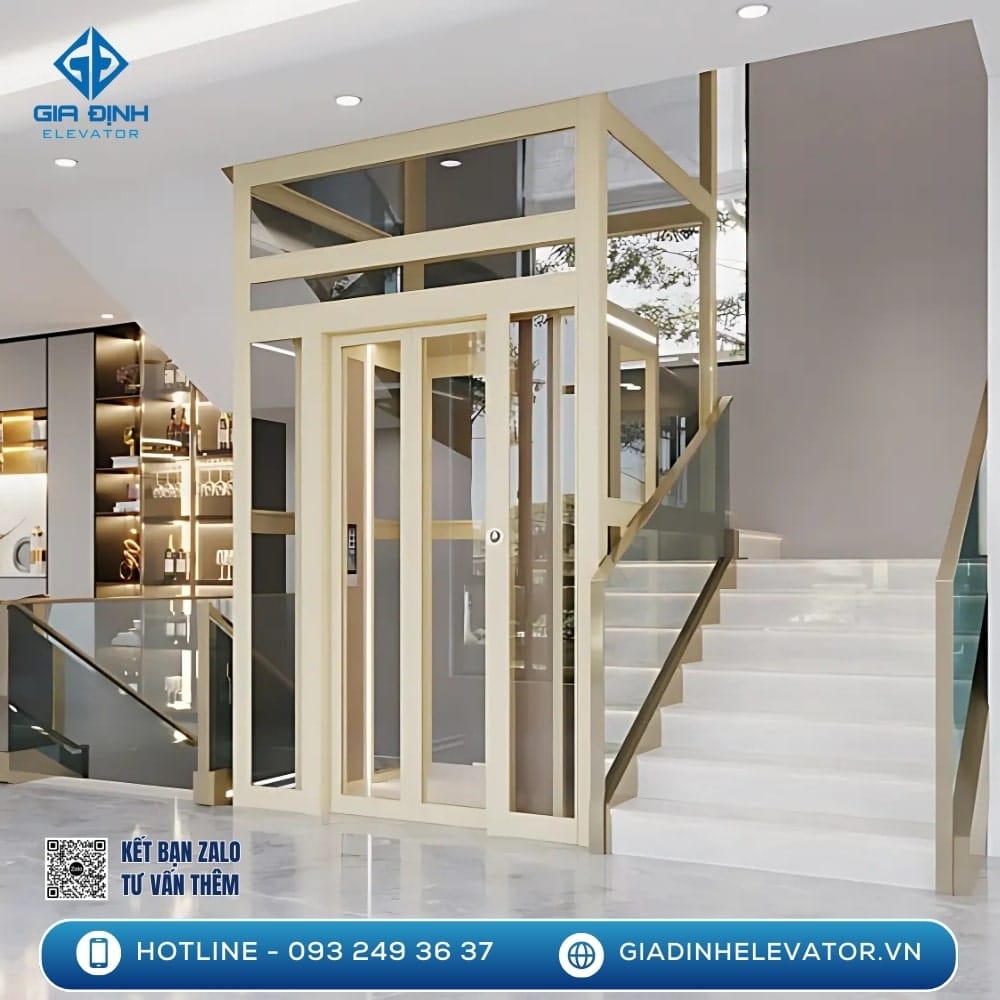 Báo giá thang máy thuỷ lực mini gia đình