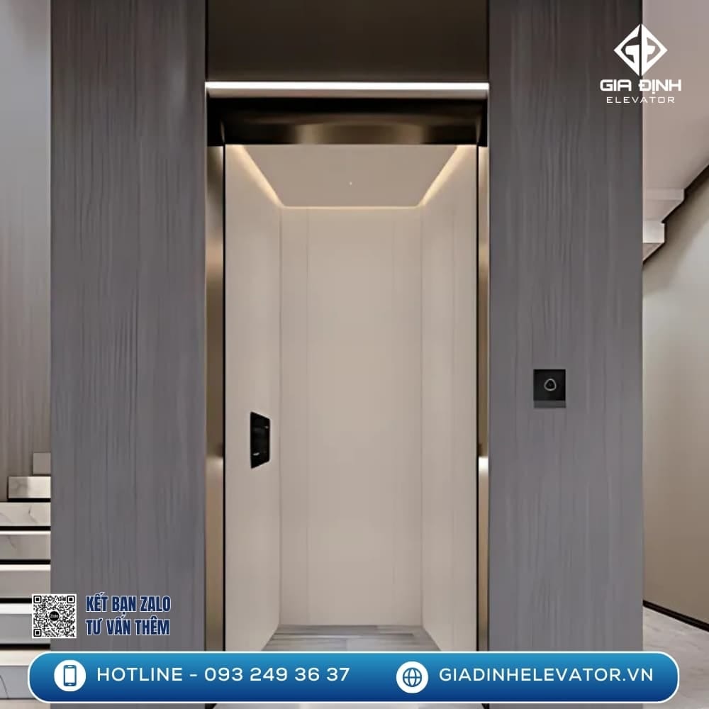 Báo giá thang máy thuỷ lực mini gia đình