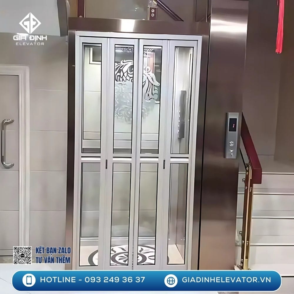 Báo giá thang máy thuỷ lực mini gia đình