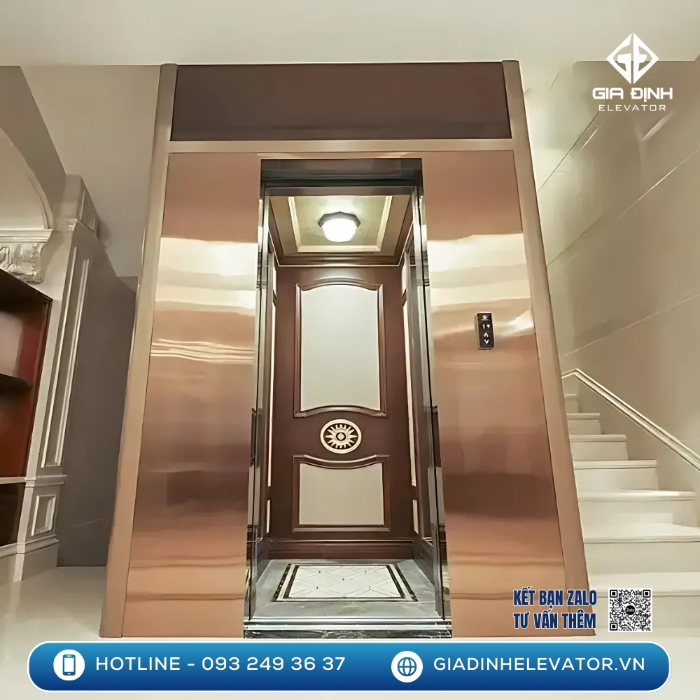 Ưu điểm nổi bật của thang máy gia đình
