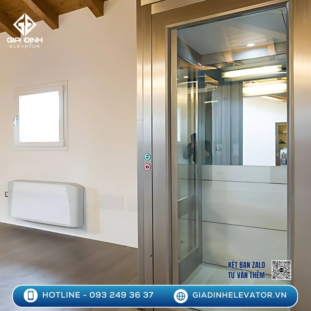 Báo giá thang máy gia đình 4 tầng trọn gói, chi tiết A-Z
