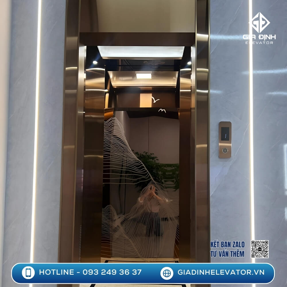Giá thang máy gia đình 5 tầng 2025 | Trọn gói, Ưu đãi lớn