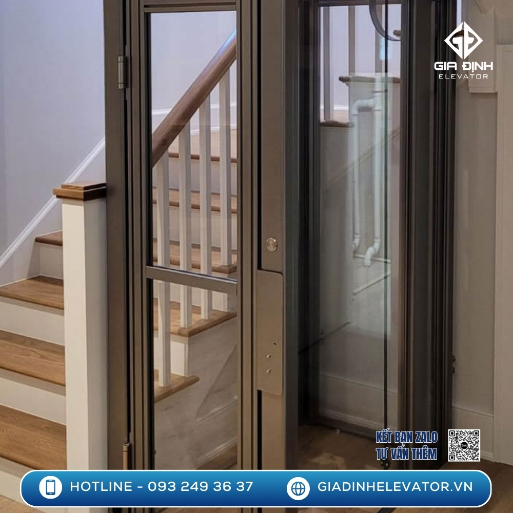 Báo giá thang máy gia đình 4 tầng trọn gói, chi tiết A-Z