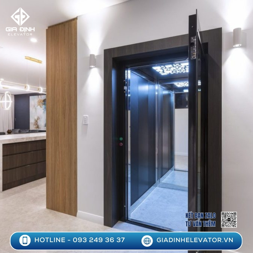 Cửa thang máy gia đình bao nhiêu cm? Tiêu chuẩn vàng lựa chọn