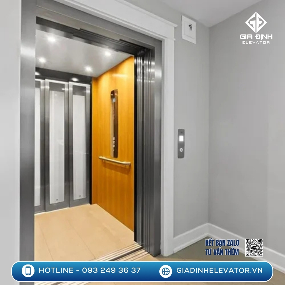 Thang máy gia đình có công suất bao nhiêu?