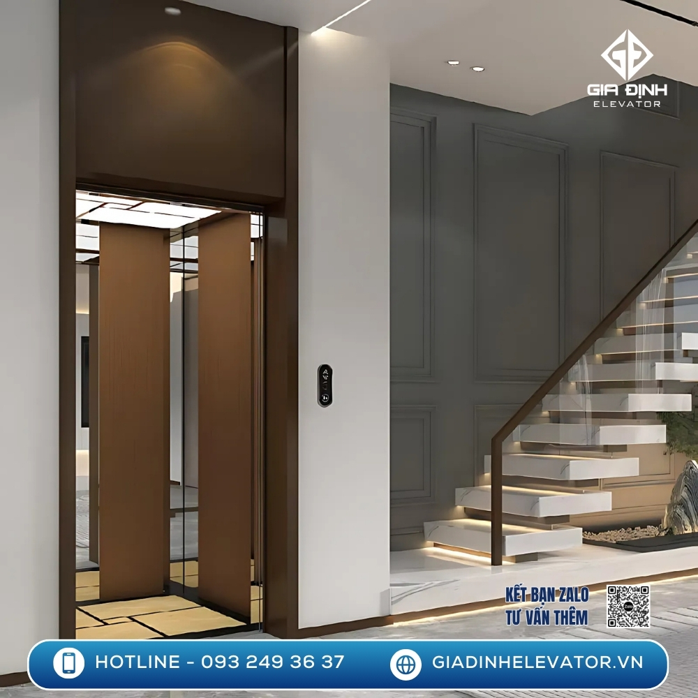 Thang máy gia đình có công suất bao nhiêu? Tìm hiểu công suất phù hợp theo tải trọng, tầng lầu và loại động cơ sử dụng phổ biến hiện nay.