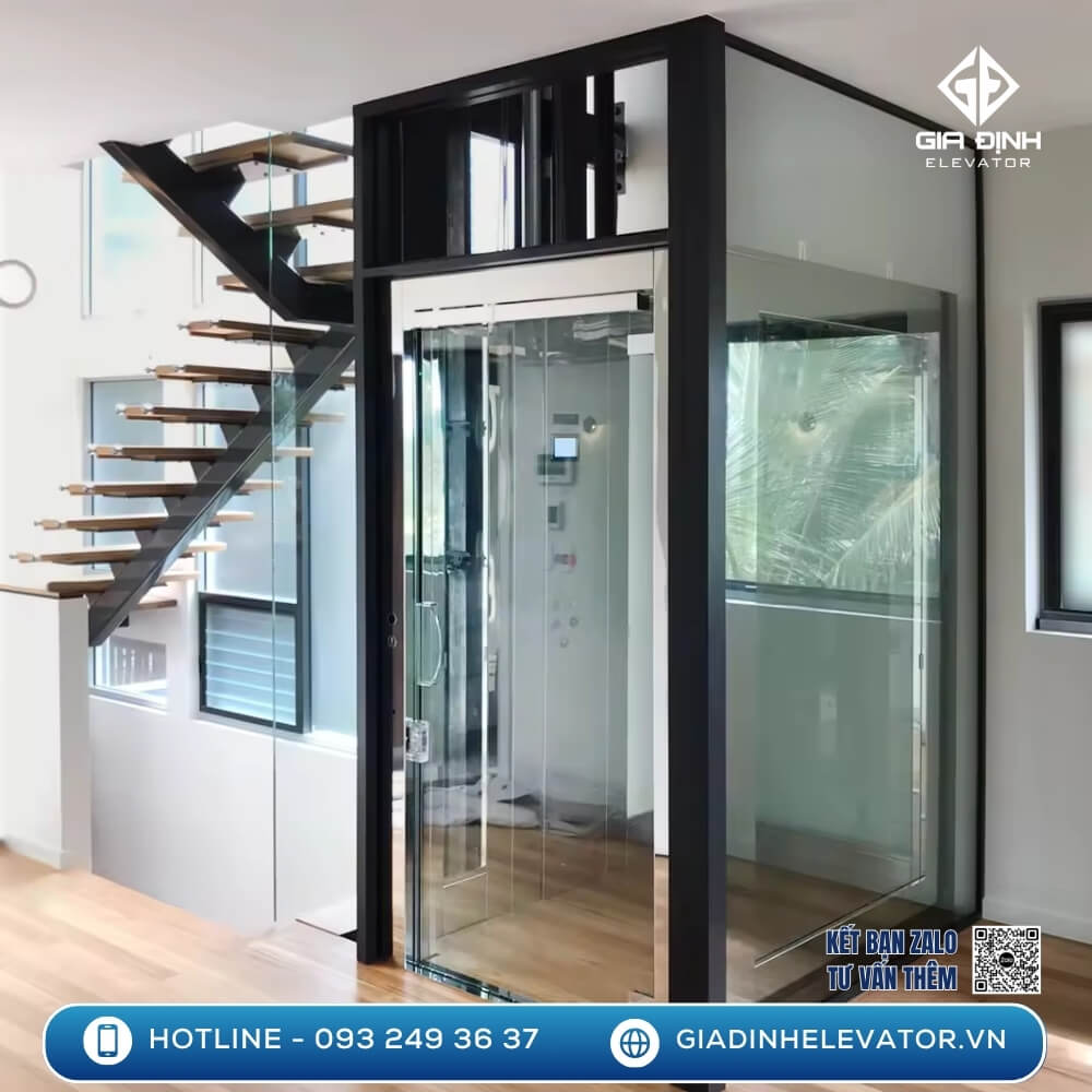 Xu hướng thang máy gia đình 2025 – Thiết kế thông minh